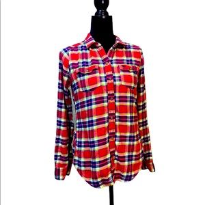 Abercrombie warm and cozy flannel shirt